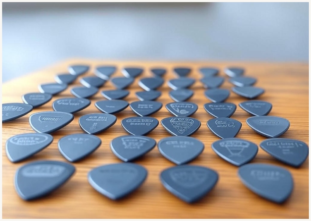그랩더기타 시그니처 통기타 피크 0.5mm 20PCS, 1세트 - 이미지 1