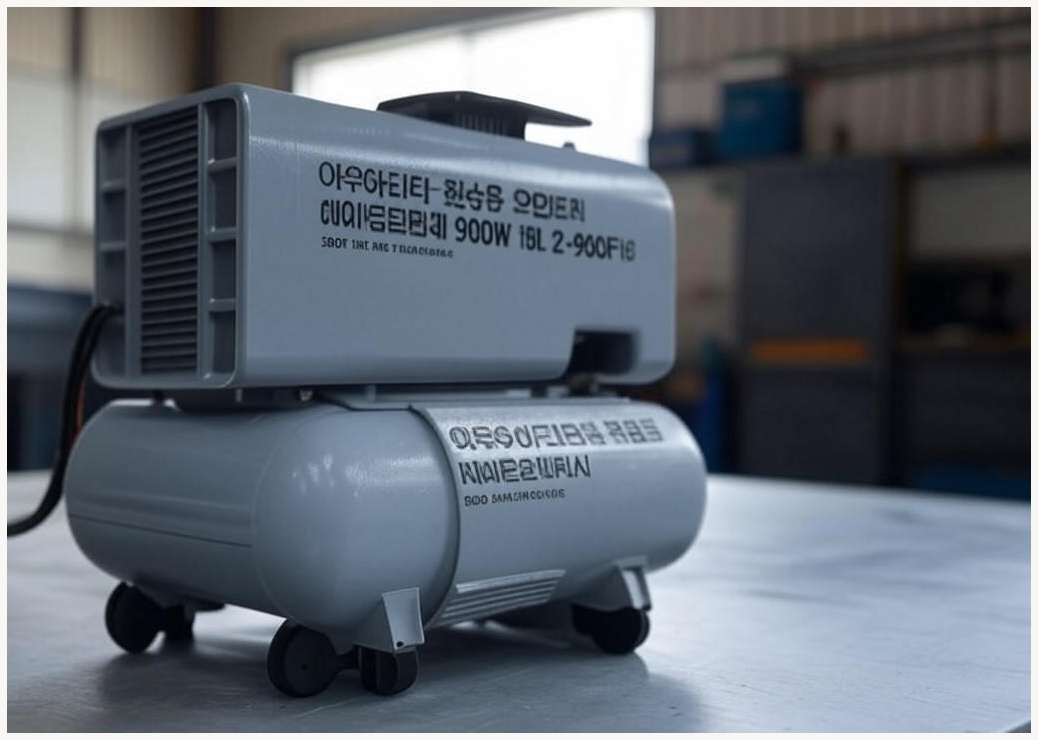 아우아리타 저소음 오일프리 에어콤프레셔 900W 18L 2-900F18, 1개