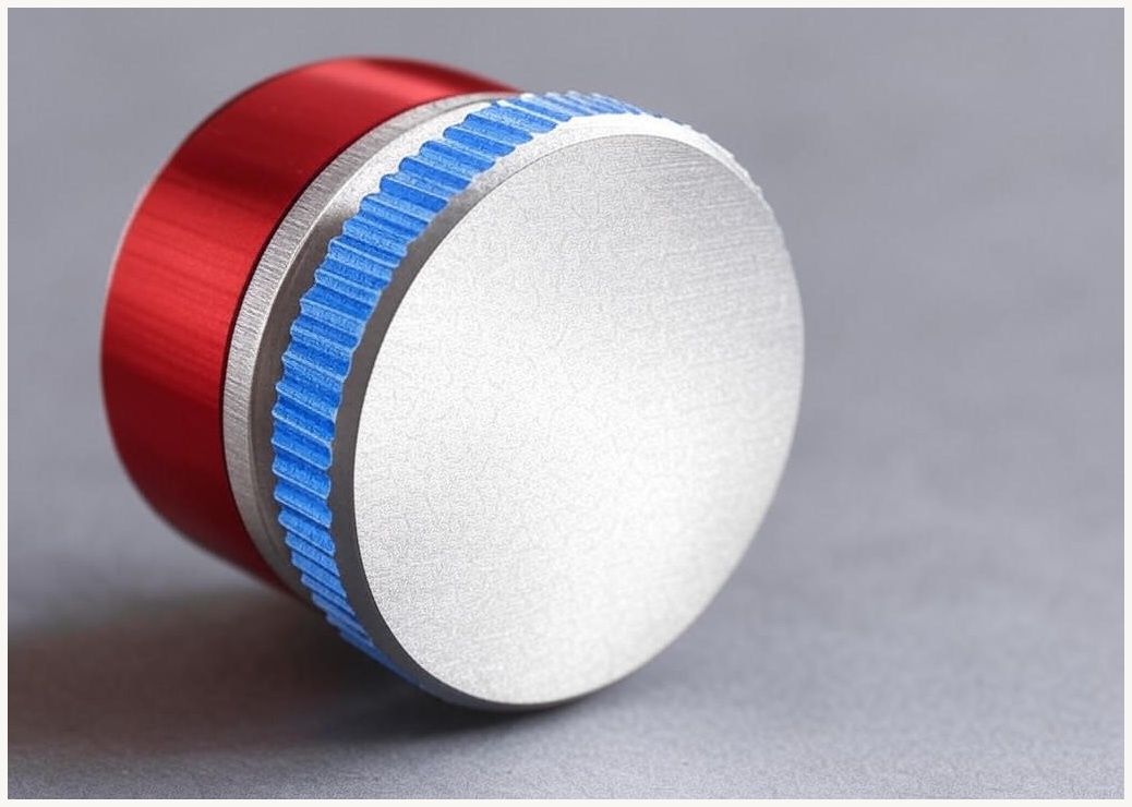 알루미늄 노브 17mm 원형 D축 DIY 레드 블루 실버 골드 블랙