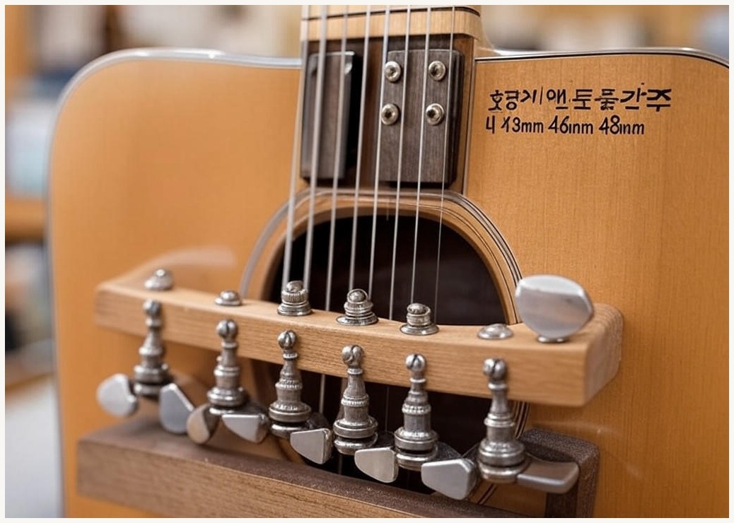 통기타 상현주 물소뼈 본 너트 43mm 46mm 48mm - 이미지 1